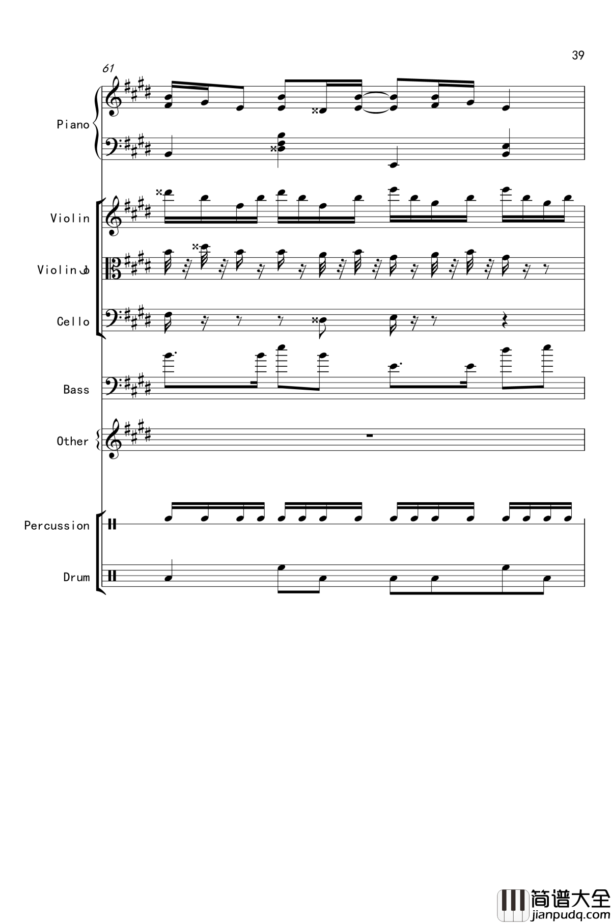 克罗地亚舞曲钢琴谱_马克西姆_Maksim·Mrvica