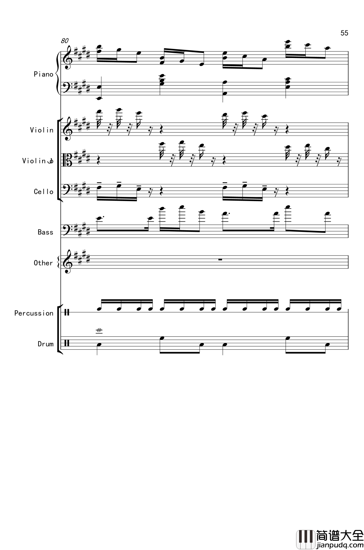 克罗地亚舞曲钢琴谱_马克西姆_Maksim·Mrvica