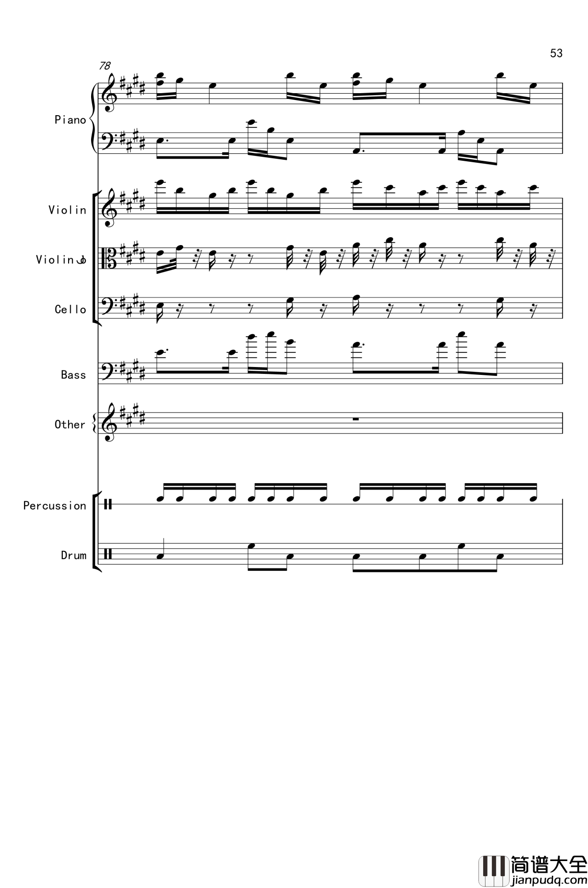 克罗地亚舞曲钢琴谱_马克西姆_Maksim·Mrvica