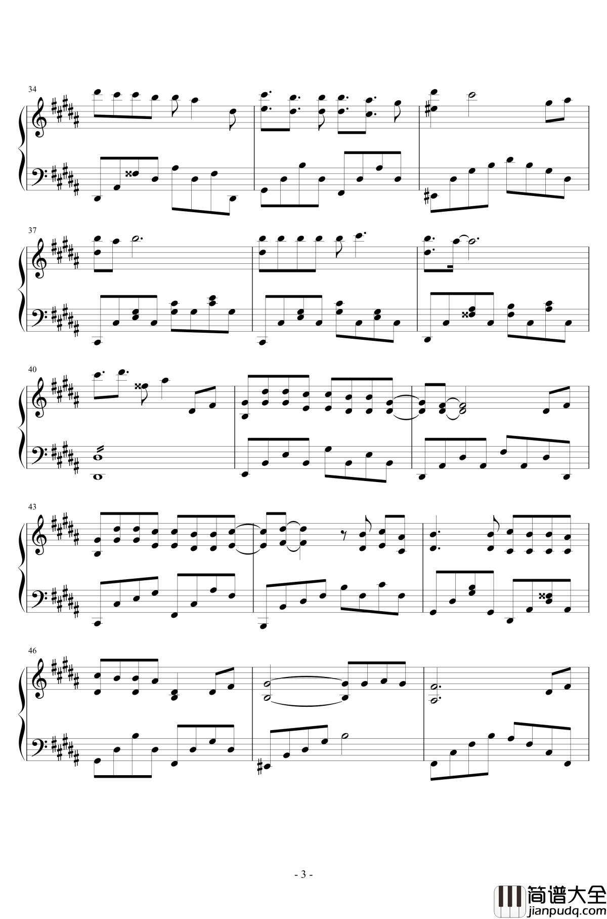 仙才叹钢琴谱_朱峰