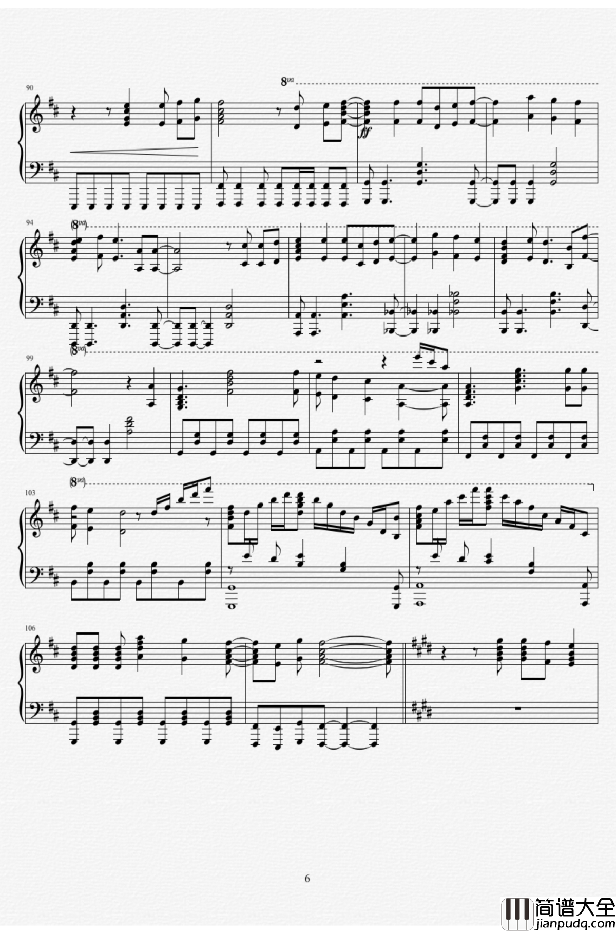 命运石之门0钢琴谱_OP(Steins_gate_0)Amadeus_full_ver._伊藤香奈子