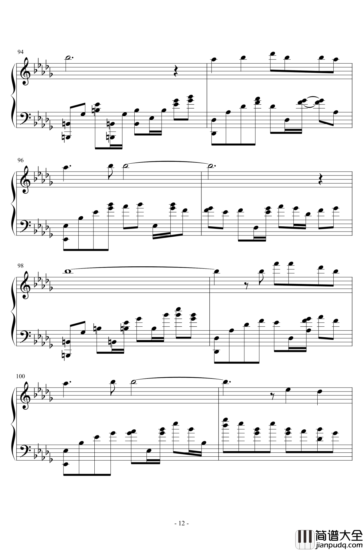 spring_comes_along钢琴谱_Masayoshi_Minoshima_东方同人_东方project