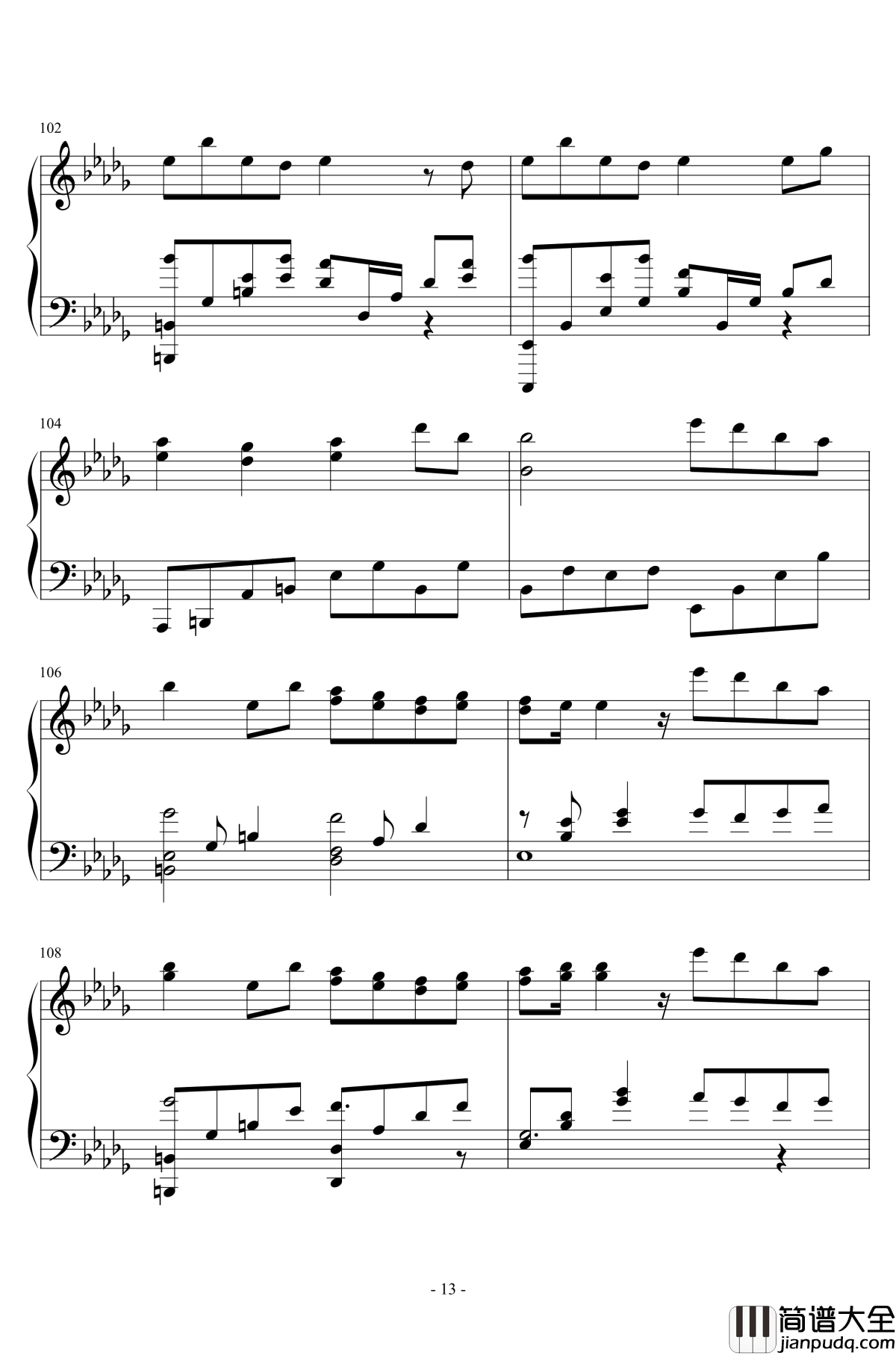 spring_comes_along钢琴谱_Masayoshi_Minoshima_东方同人_东方project