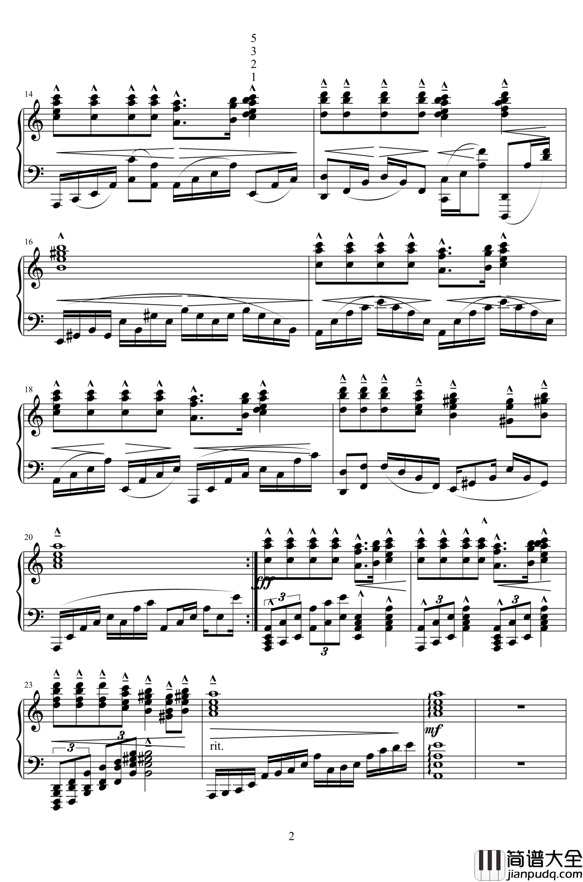 歌声与微笑钢琴谱_钢琴版_谷建芬