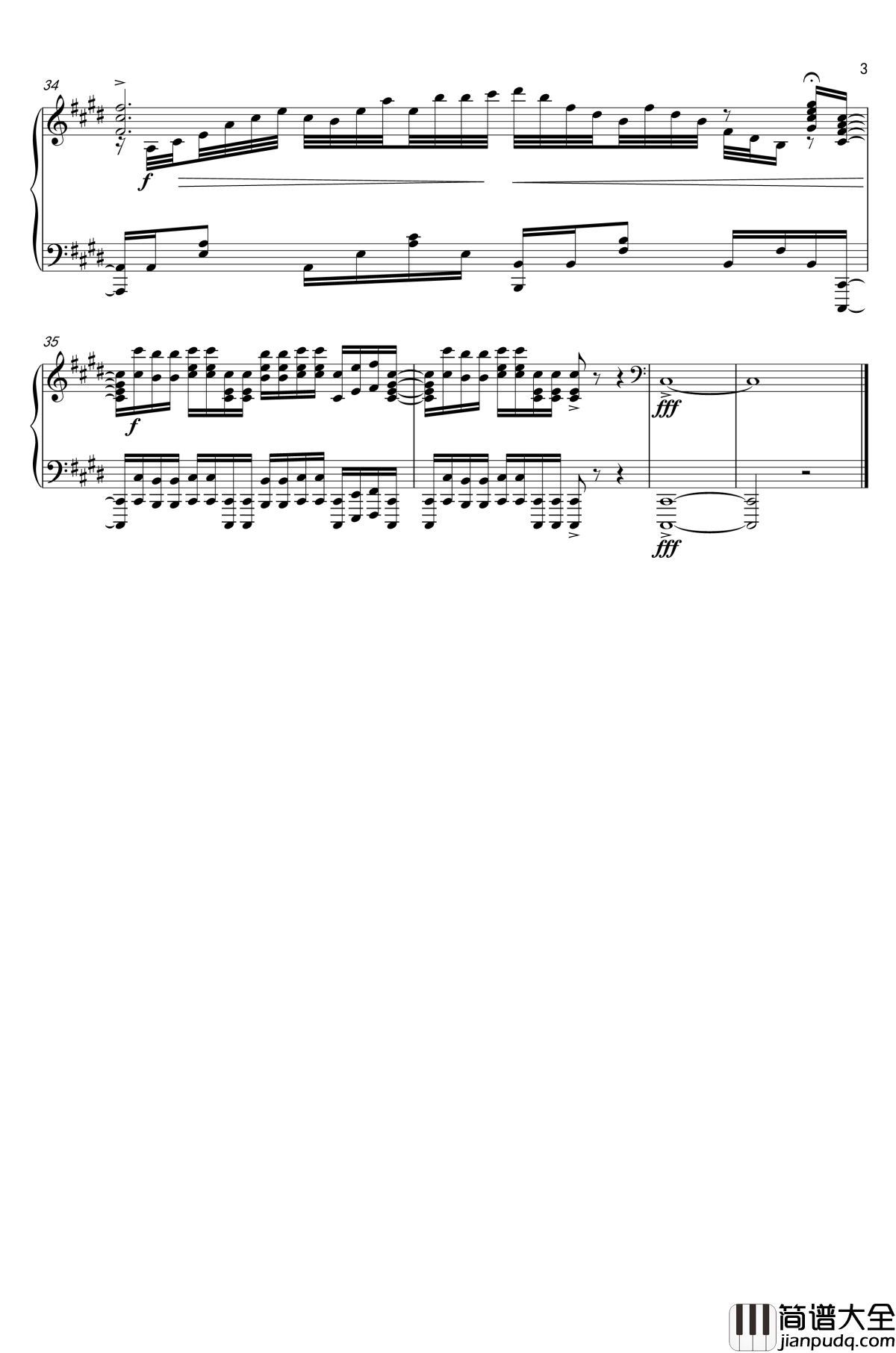 ADANAS钢琴谱_刀剑神域第三季OP_刀剑神域