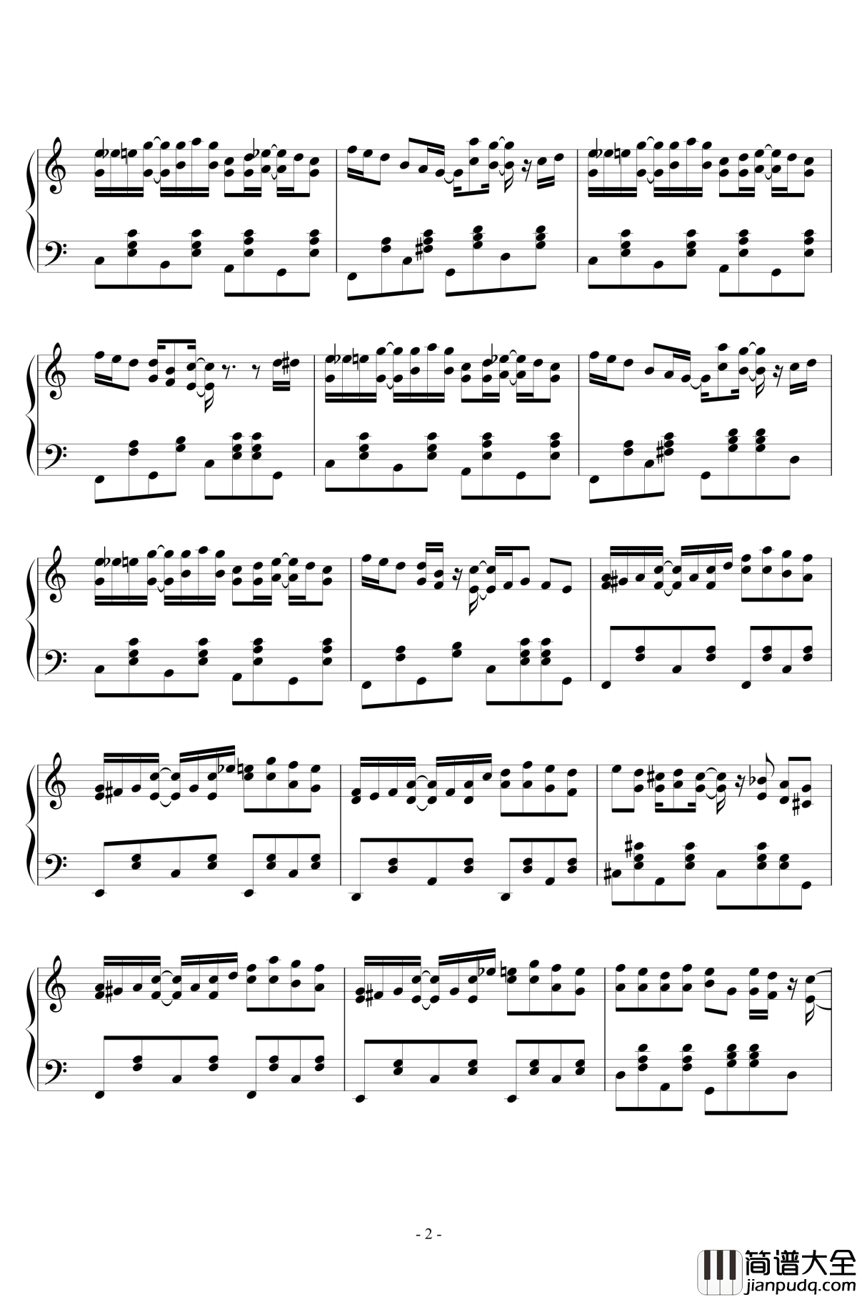 spring_comes_Along东方同人Masayoshi_Minoshima_东方project_钢琴谱