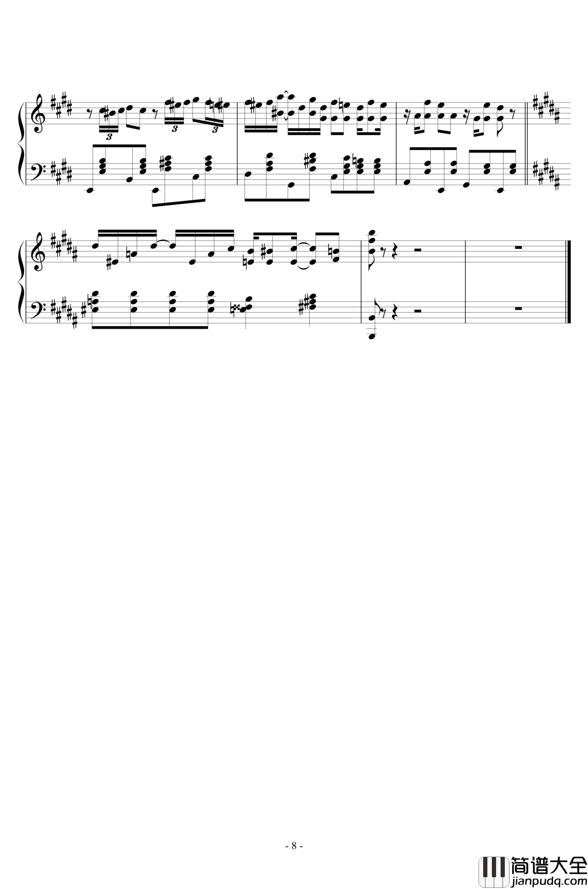 spring_comes_Along东方同人Masayoshi_Minoshima_东方project_钢琴谱