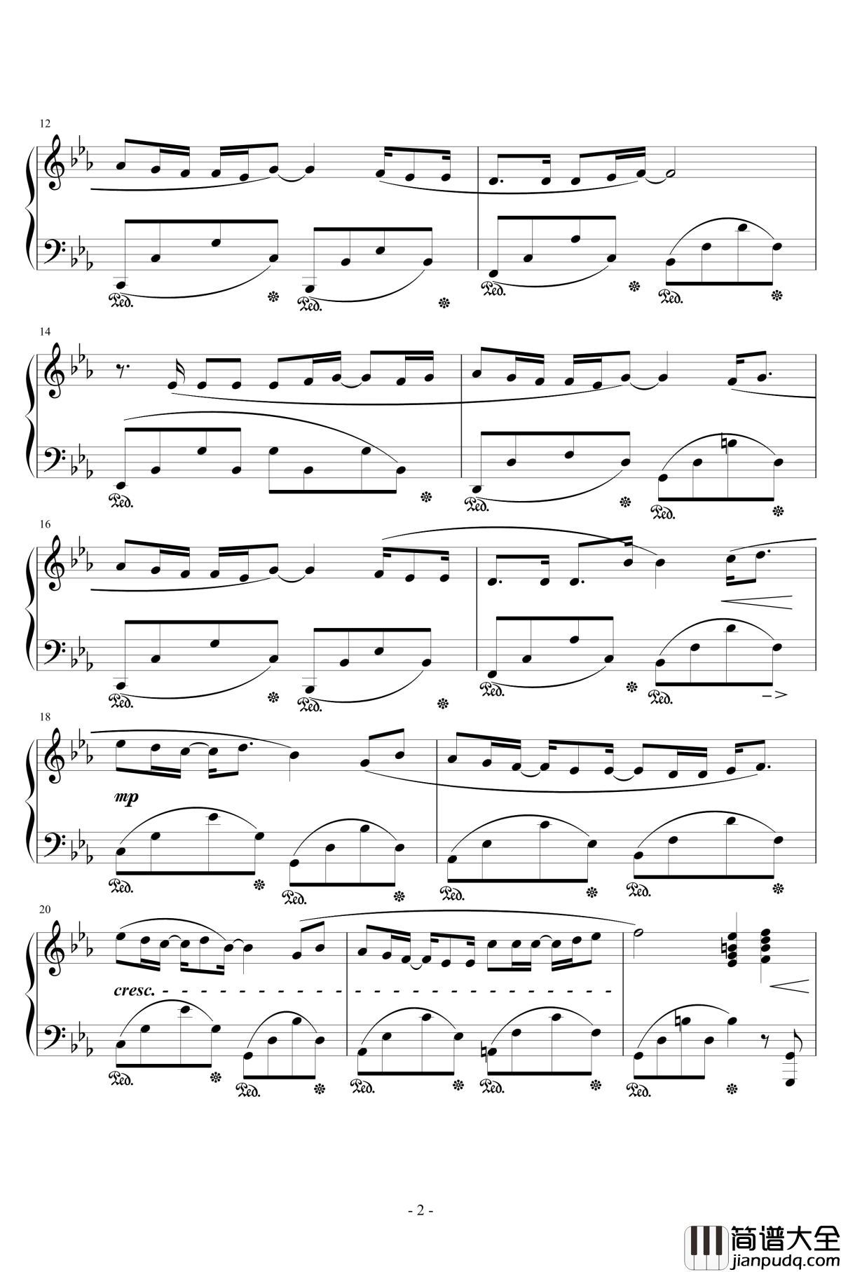 Fire_Flower钢琴谱_初音未来