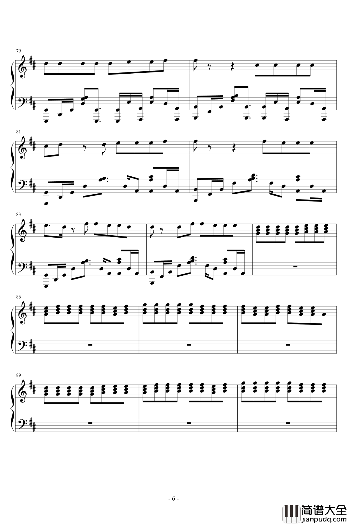 Something_just_like_this钢琴谱_PES2018_The_Chainsmokers