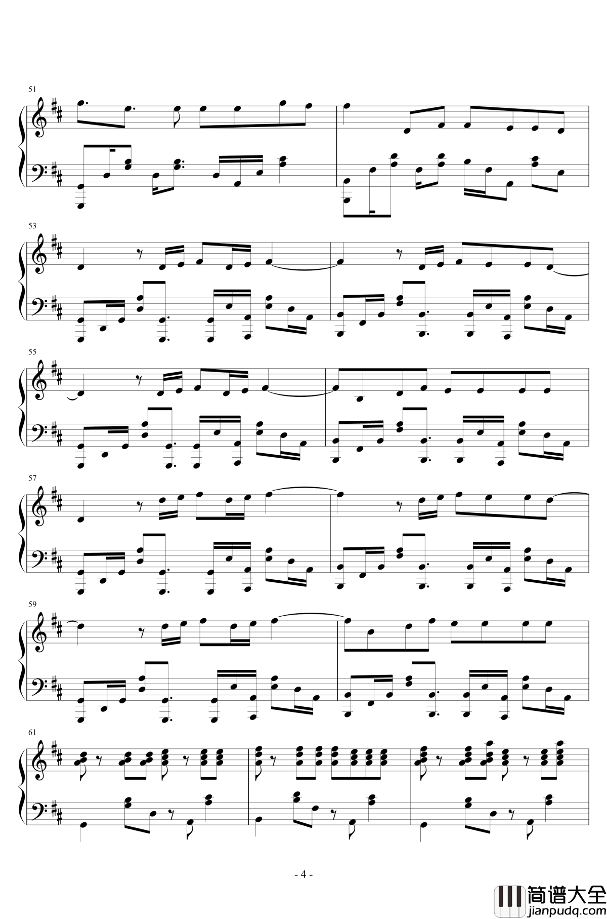 Something_just_like_this钢琴谱_PES2018_The_Chainsmokers