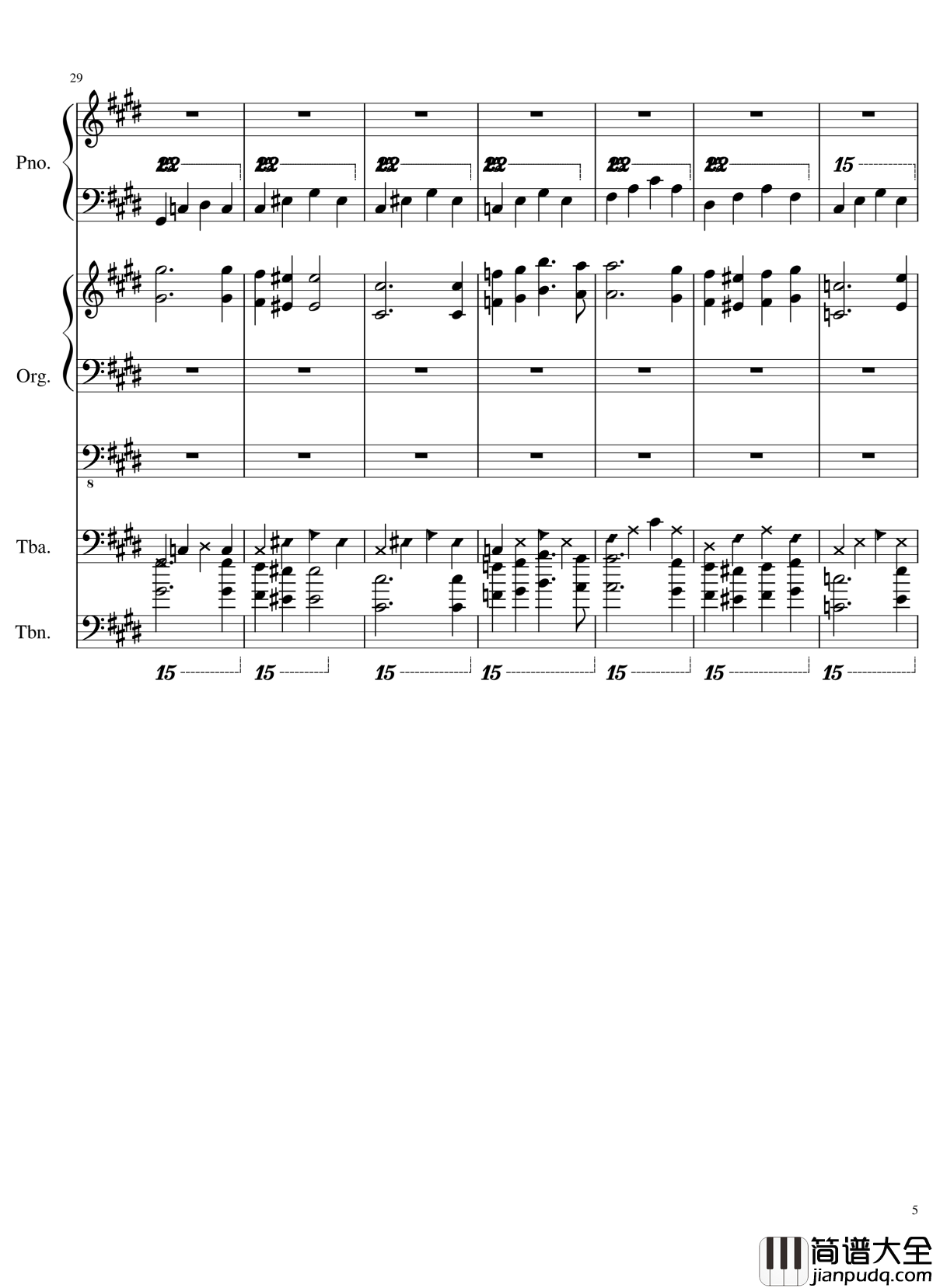 吸血鬼钢琴谱_minsama