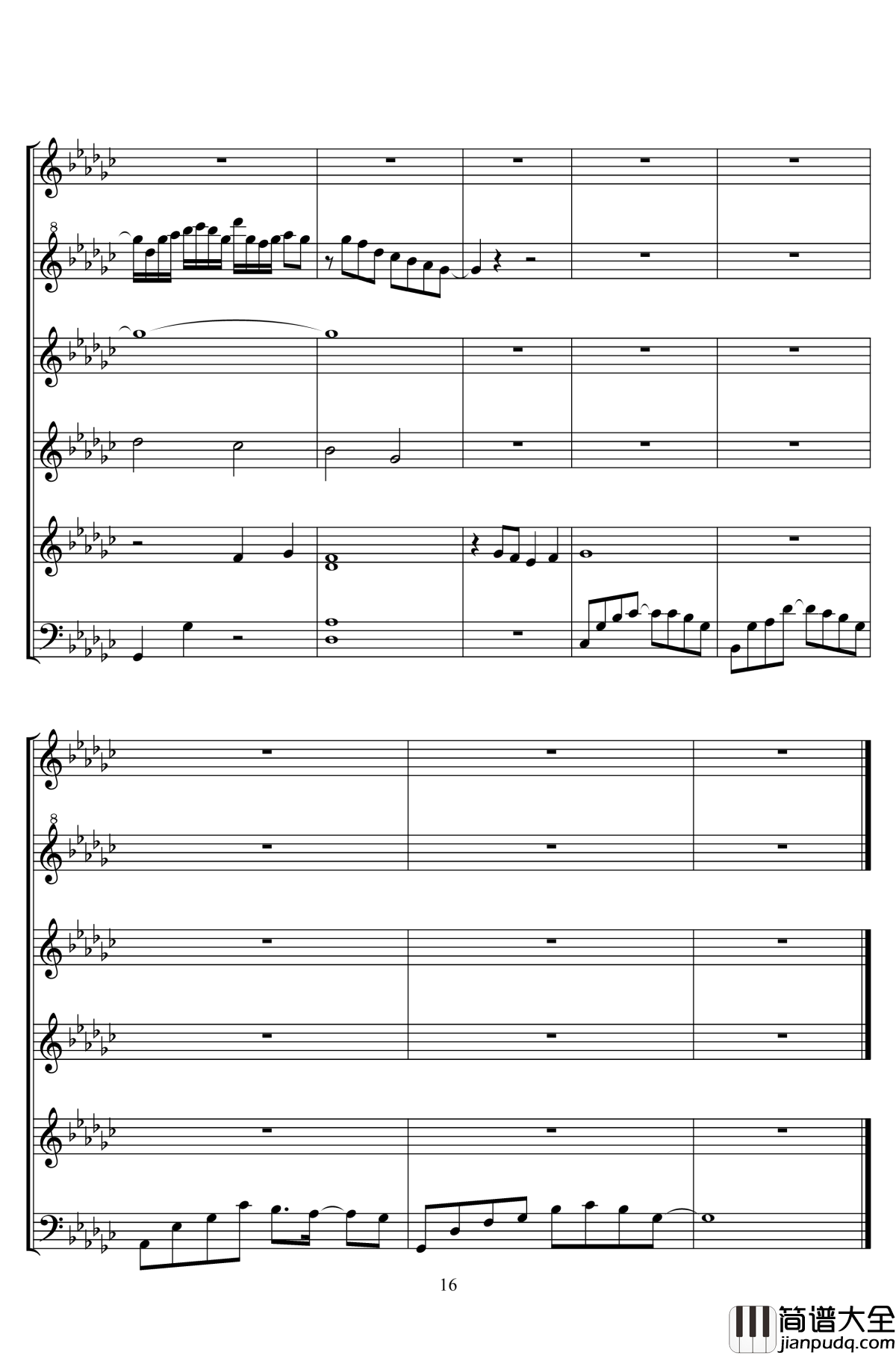 Square_Ballad钢琴谱_二夜祭