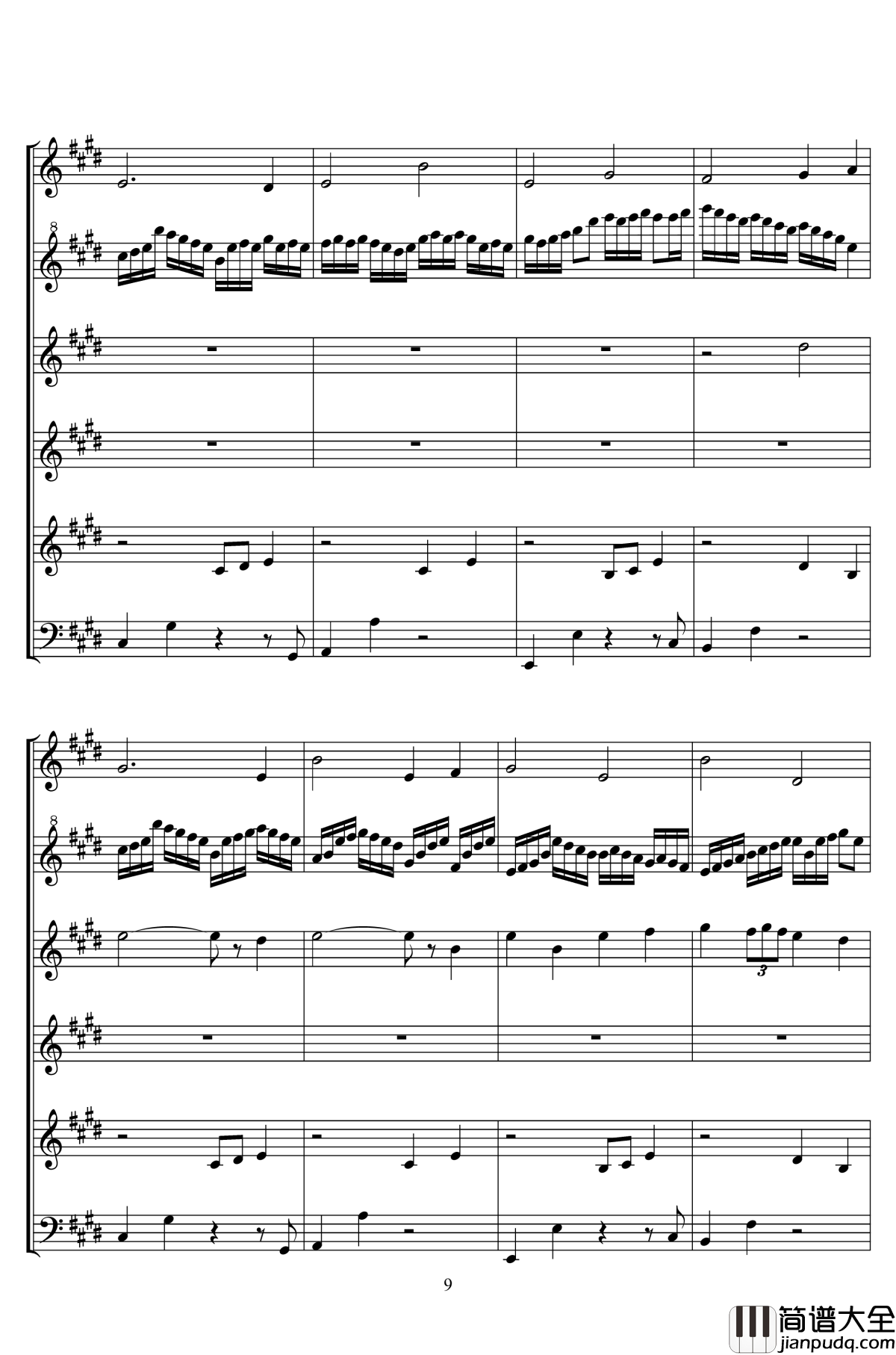 Square_Ballad钢琴谱_二夜祭