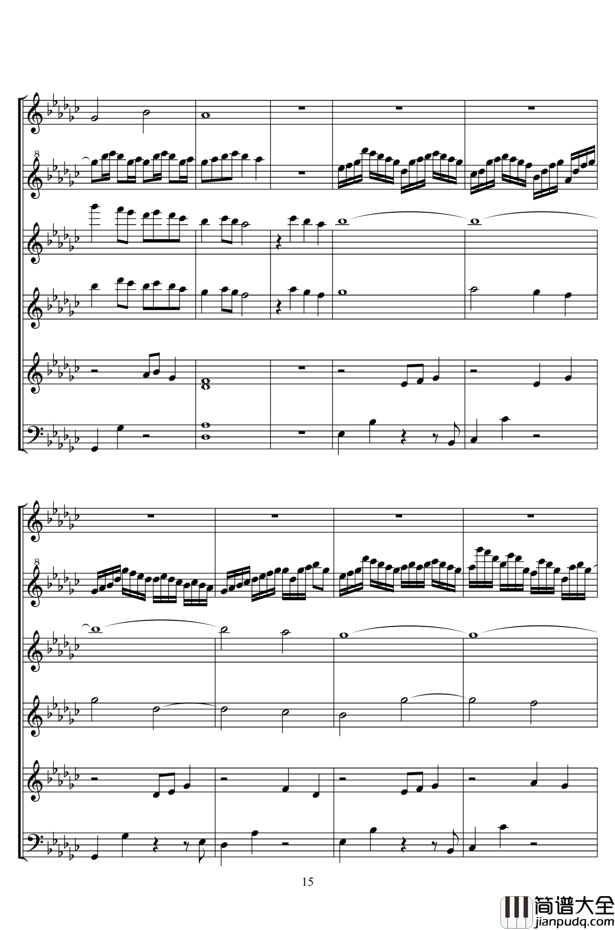 Square_Ballad钢琴谱_二夜祭