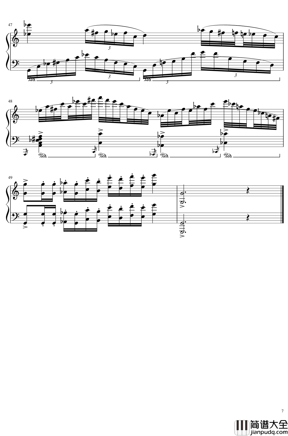 Ballade_No.2,_Op.93_谱子钢琴谱_一个球