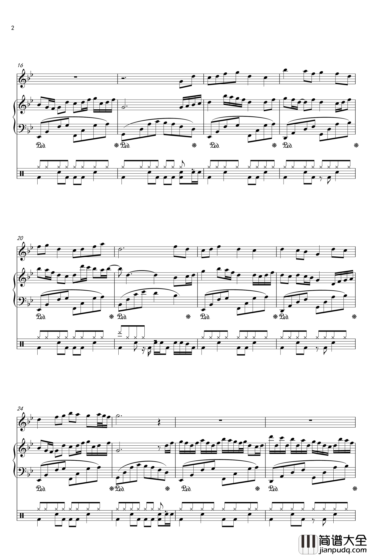 September钢琴谱_1037854971