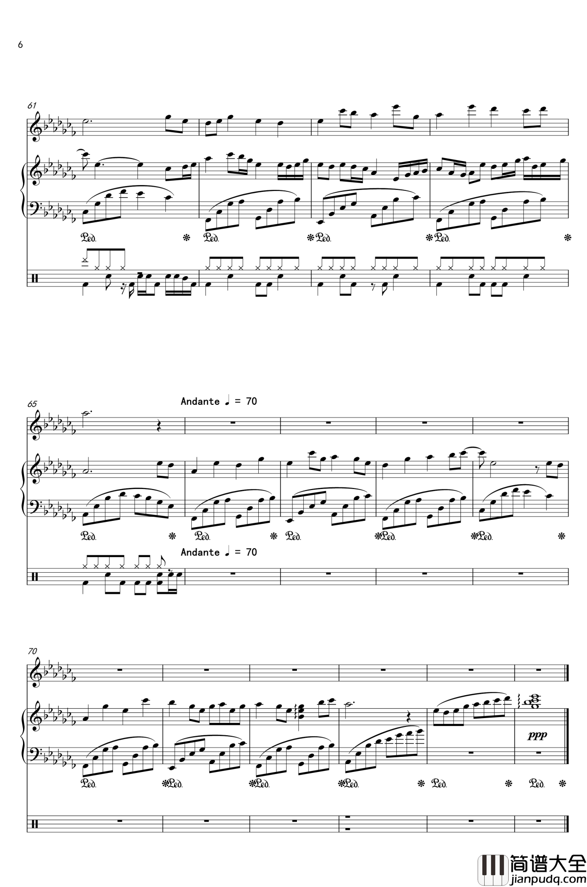 September钢琴谱_1037854971