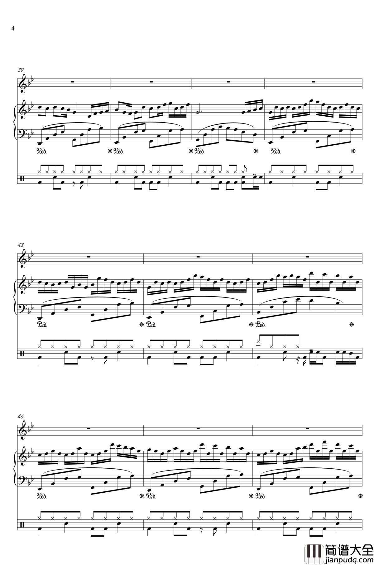 September钢琴谱_1037854971