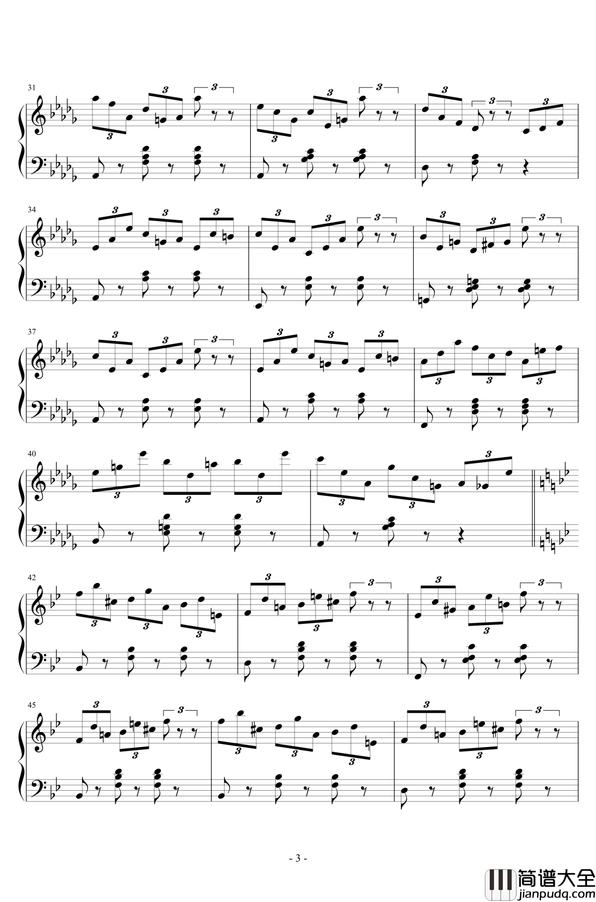 练习曲No.1_Op.6_降D大调练习曲钢琴谱_江畔新绿