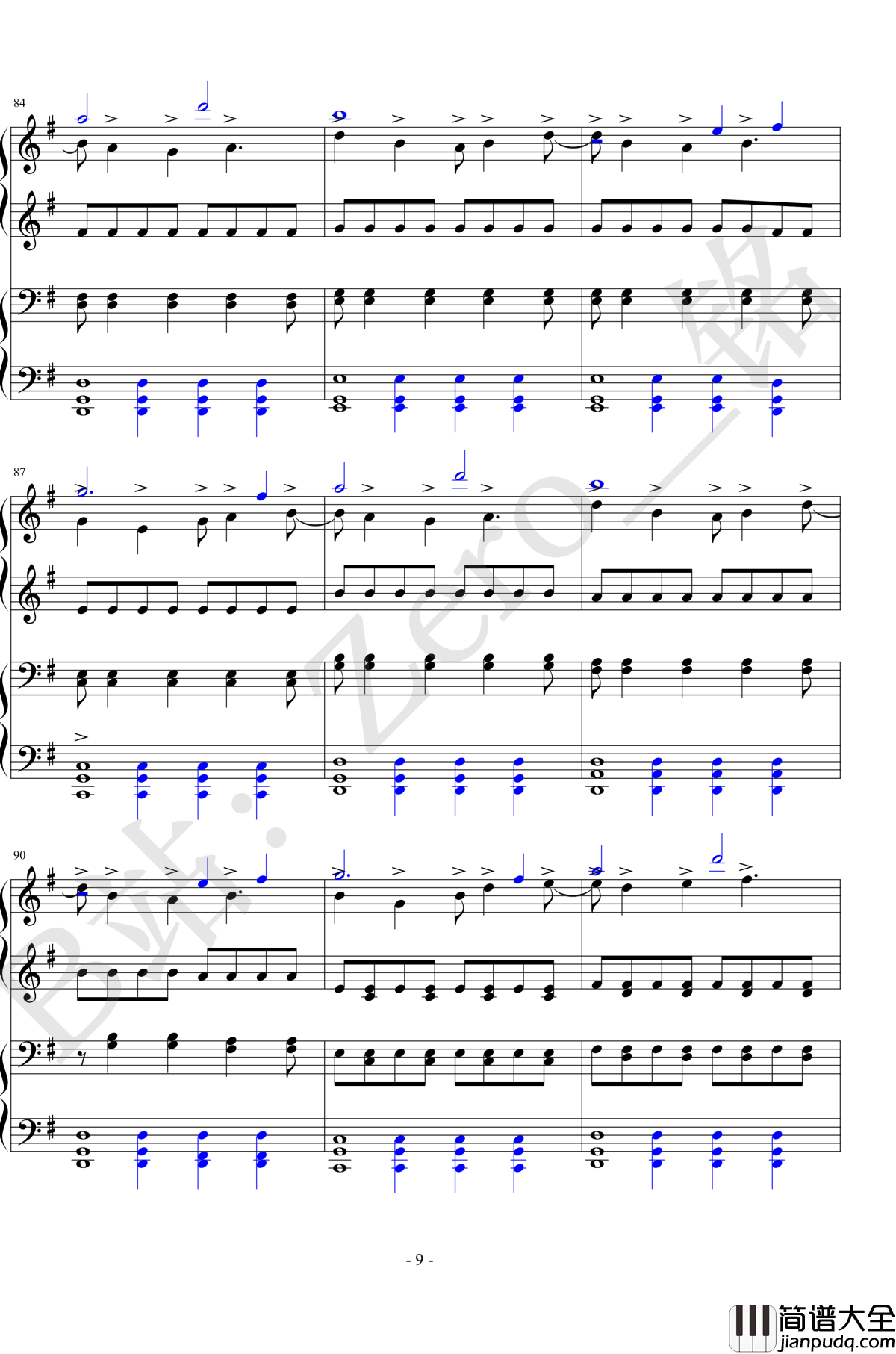 You钢琴谱_Approaching_Nirvana_四手联弹_Approaching_Nirvana