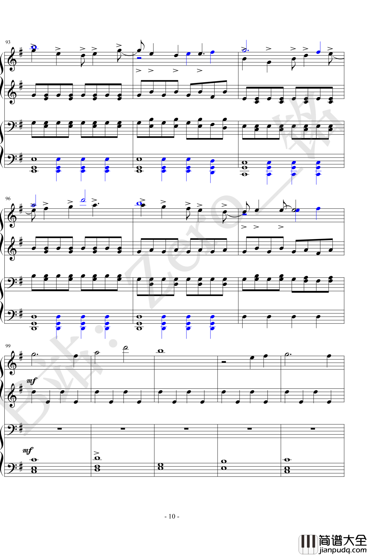 You钢琴谱_Approaching_Nirvana_四手联弹_Approaching_Nirvana