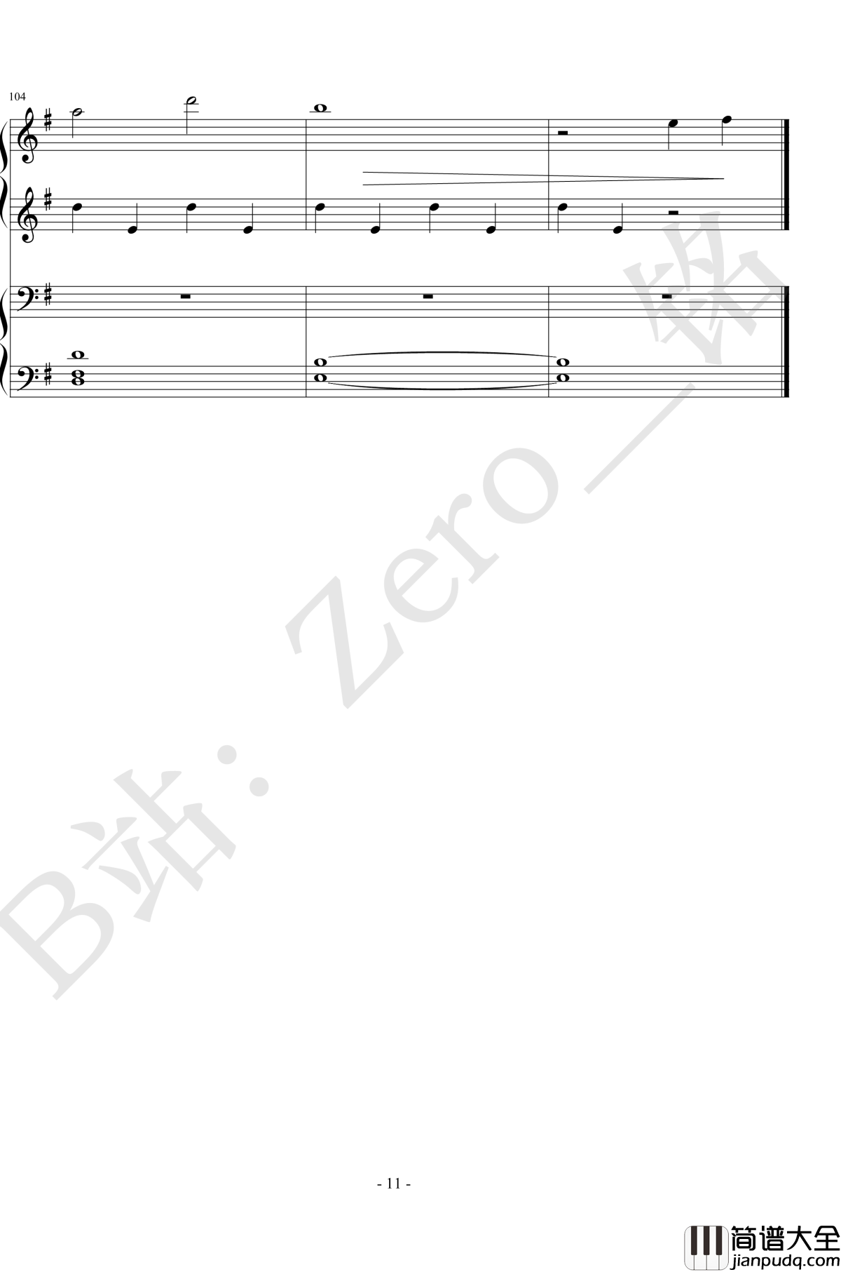 You钢琴谱_Approaching_Nirvana_四手联弹_Approaching_Nirvana