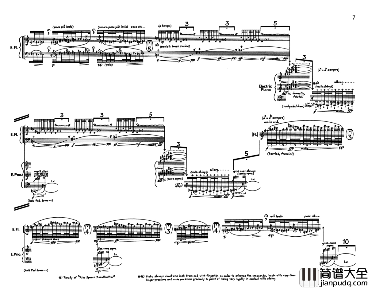 鲸之声钢琴谱_乔治·克拉姆
