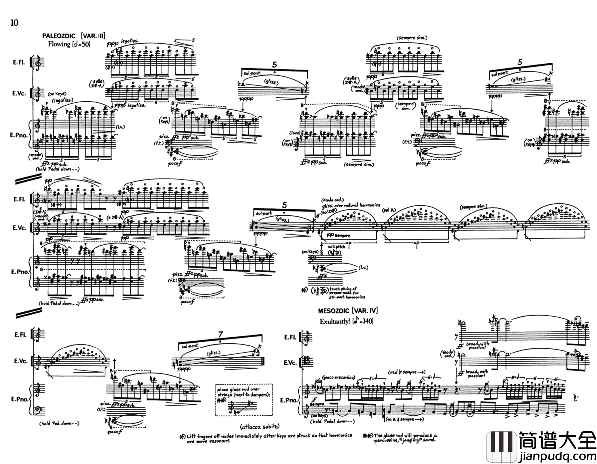 鲸之声钢琴谱_乔治·克拉姆