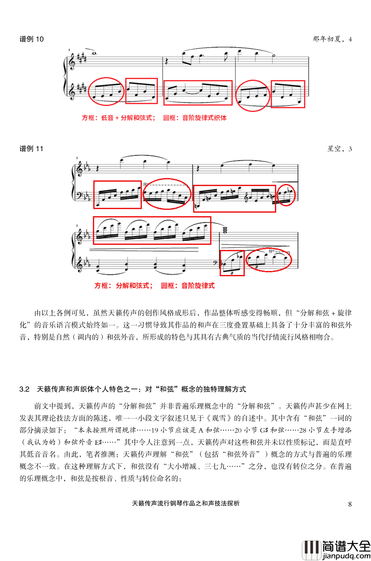 天籁传声和声技法探析钢琴谱_马介休