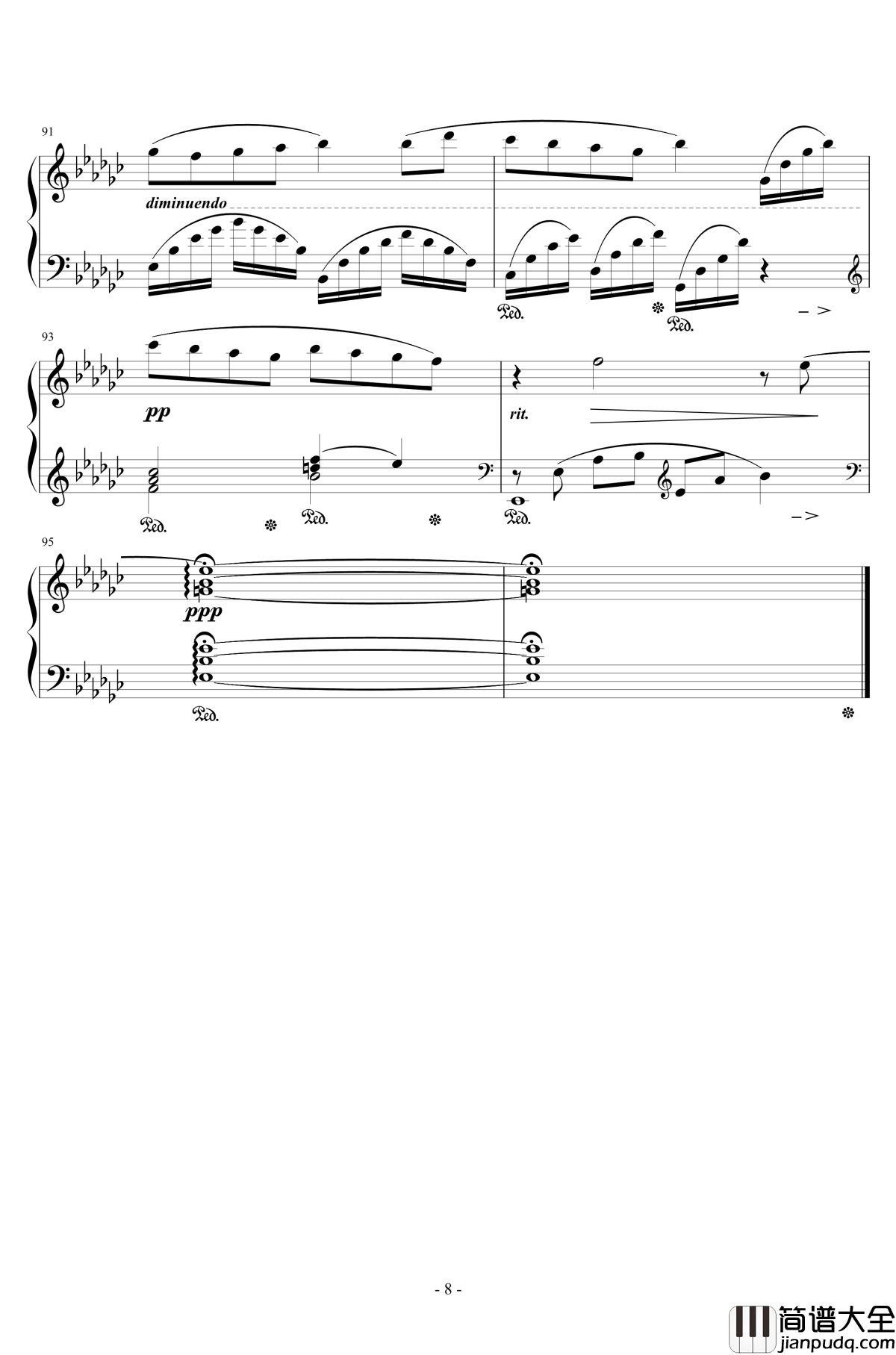 星之所在钢琴谱_完整版_Falcom_Sound_Team_JDK