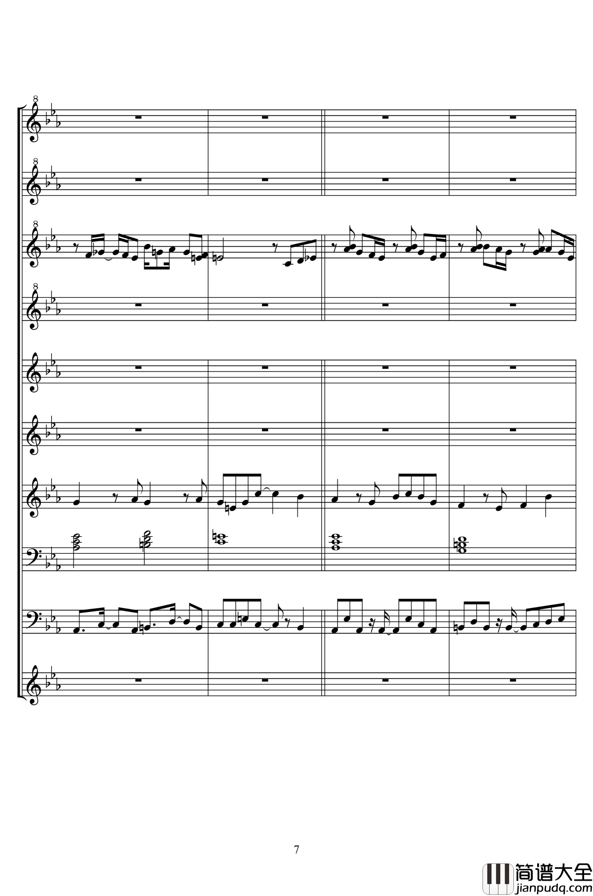 univerllege钢琴谱_二夜祭