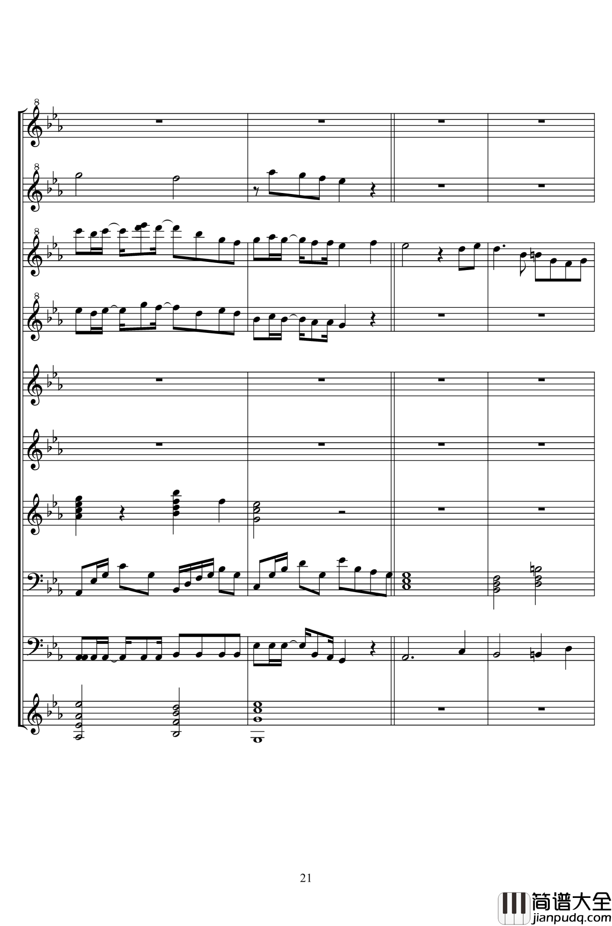 univerllege钢琴谱_二夜祭