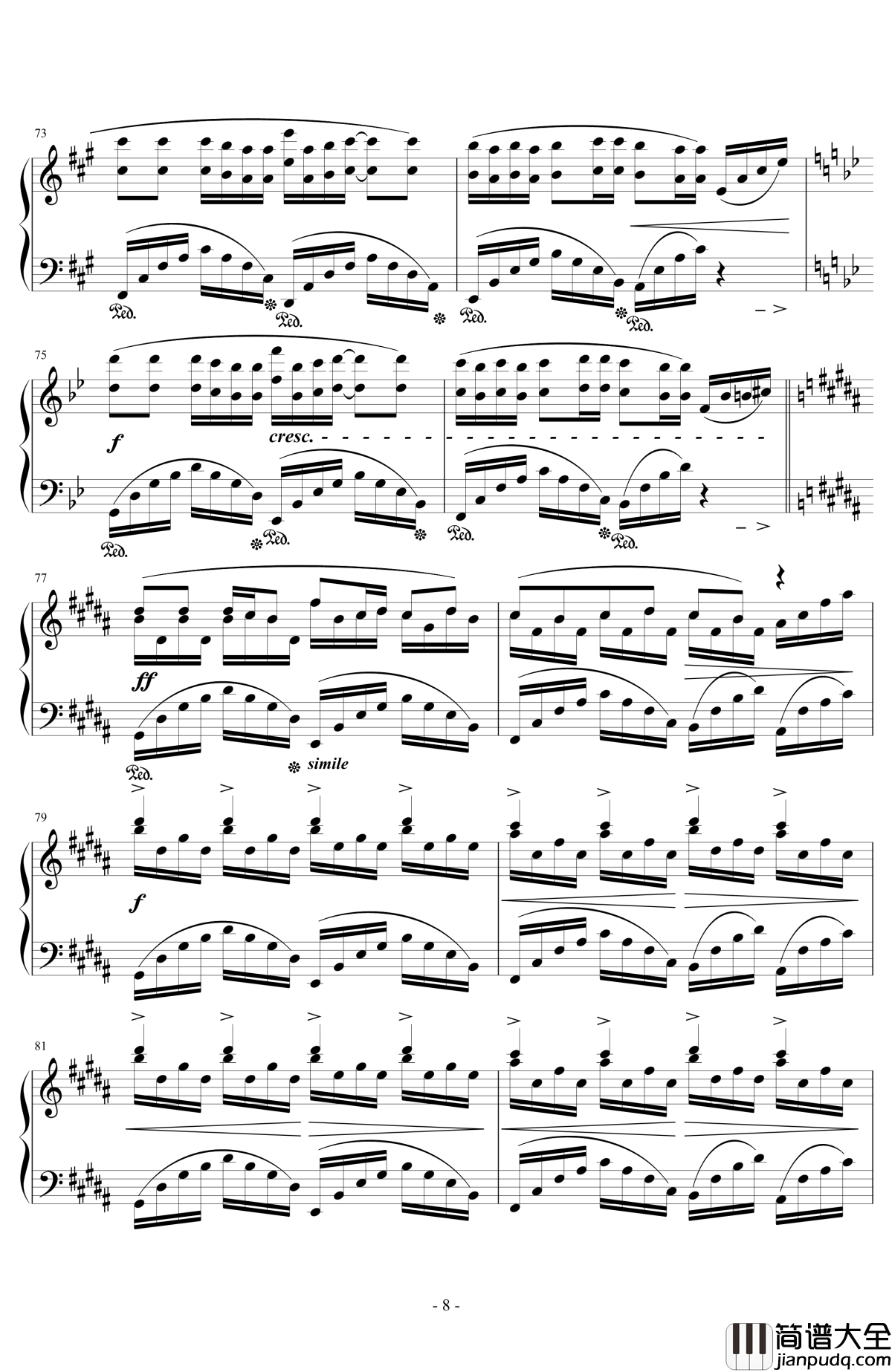 幽灵法则钢琴谱_初音未来