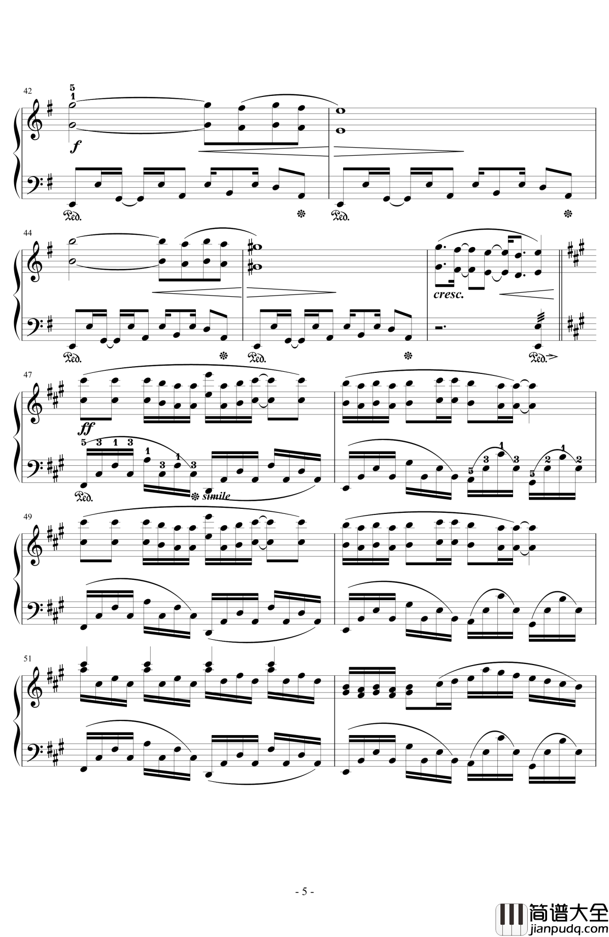 幽灵法则钢琴谱_初音未来