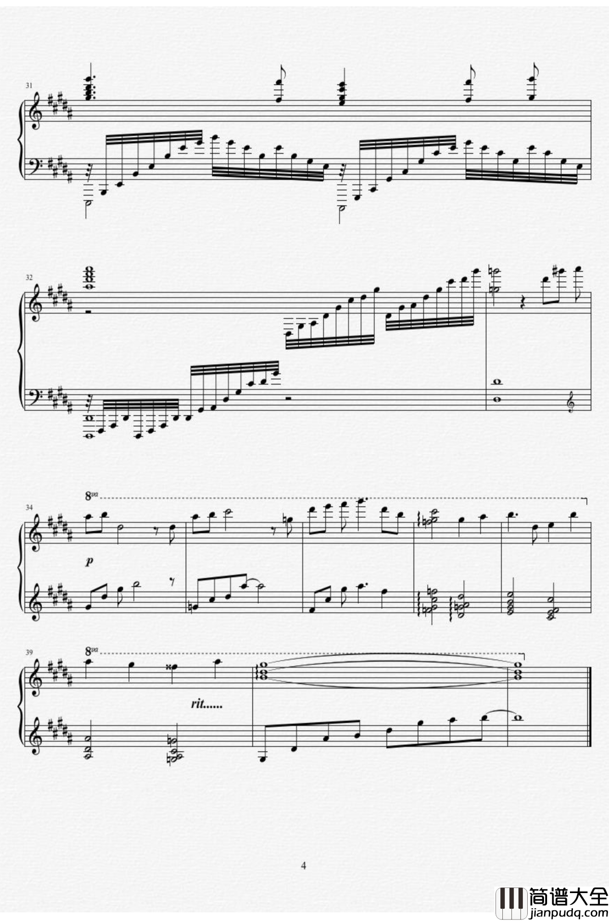 命运石之门0钢琴谱_ostまゆりの悲しみ_Mayuri’s_Sadness_阿保刚