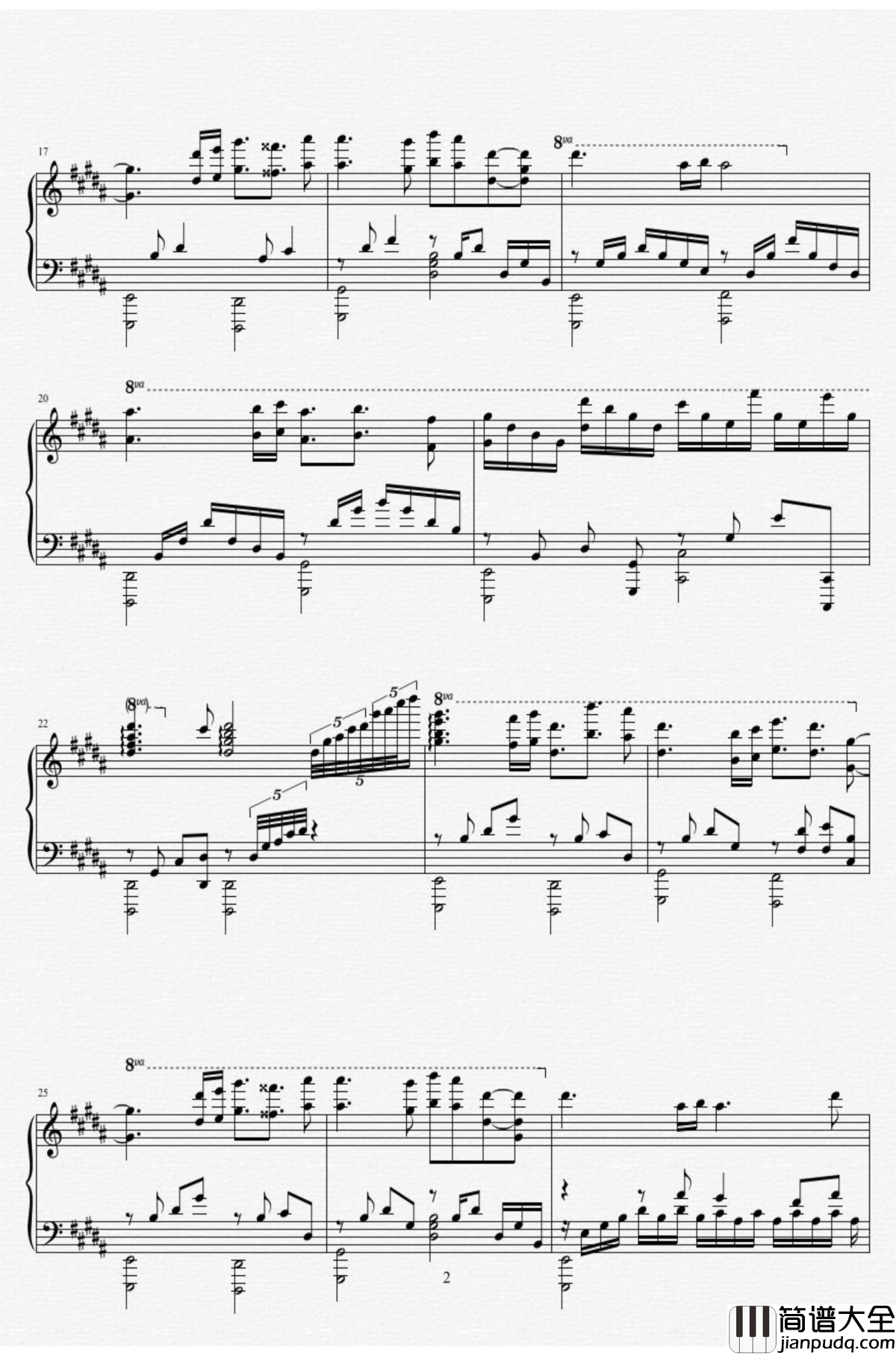 命运石之门0钢琴谱_ostまゆりの悲しみ_Mayuri’s_Sadness_阿保刚