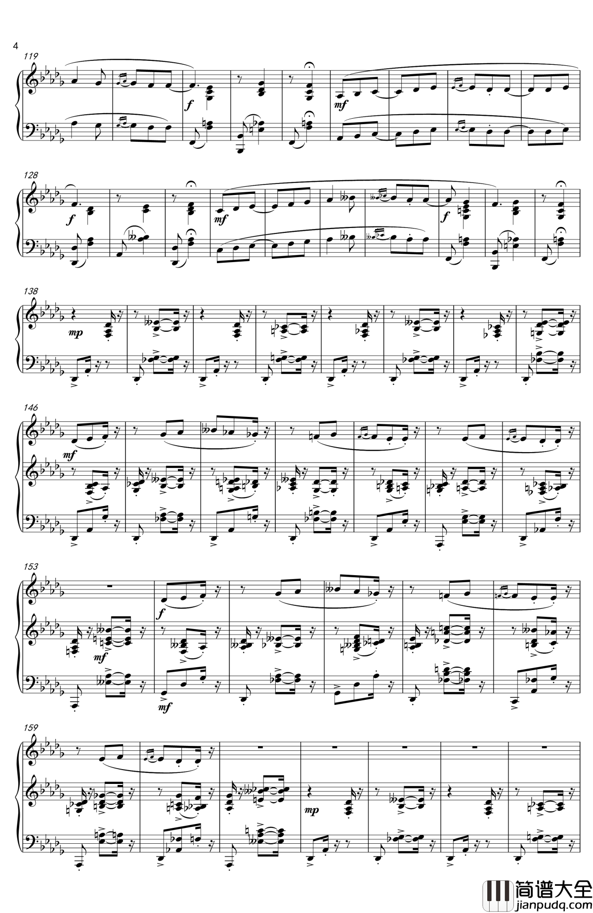 阿尔贝尼兹主题狂想曲钢琴谱_清代皇帝