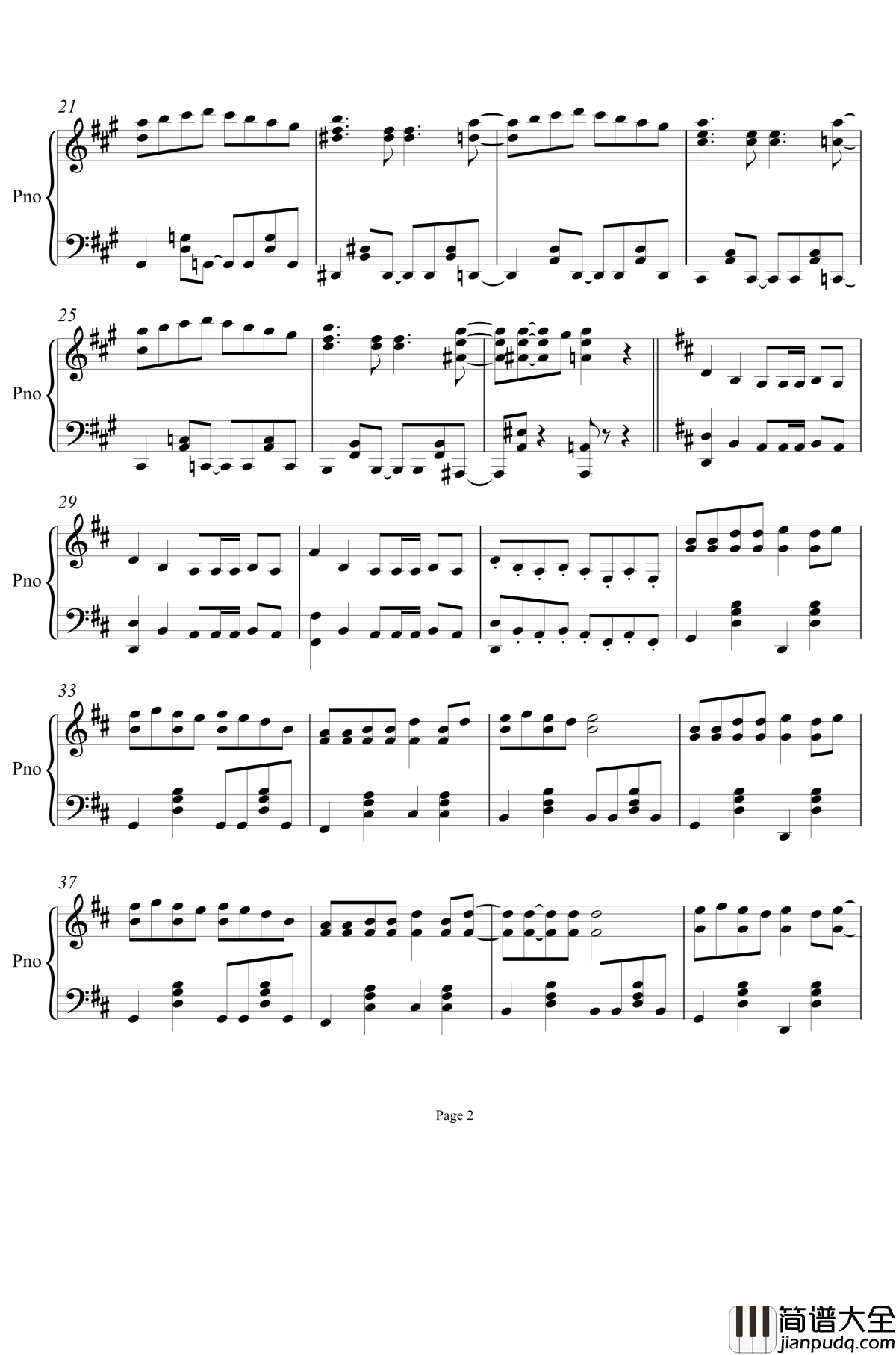 荒村爆笑团钢琴谱_中村光