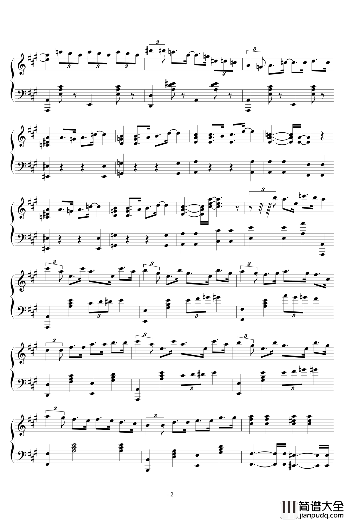 lovely_day钢琴谱_peterkingily