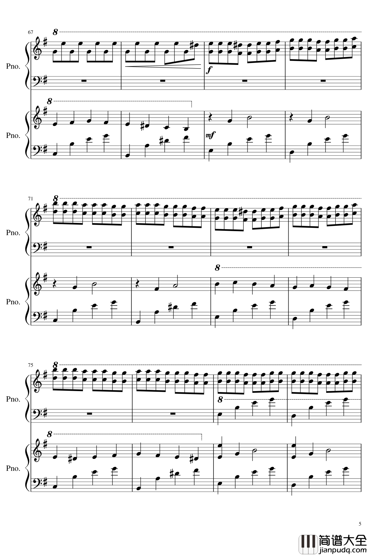 魔鬼的诱惑钢琴谱_Criminal_Mind_曲影