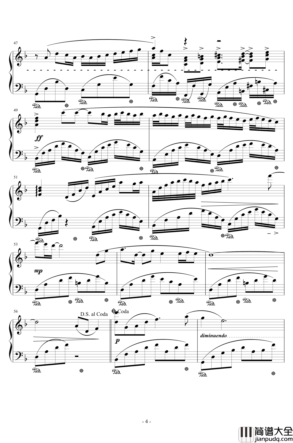 素敵だね钢琴谱_钢琴版_中野律纪