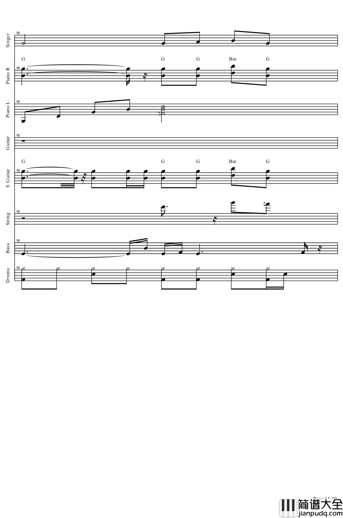 起风了钢琴谱_全网唯一总谱钢琴谱_肥皂菌