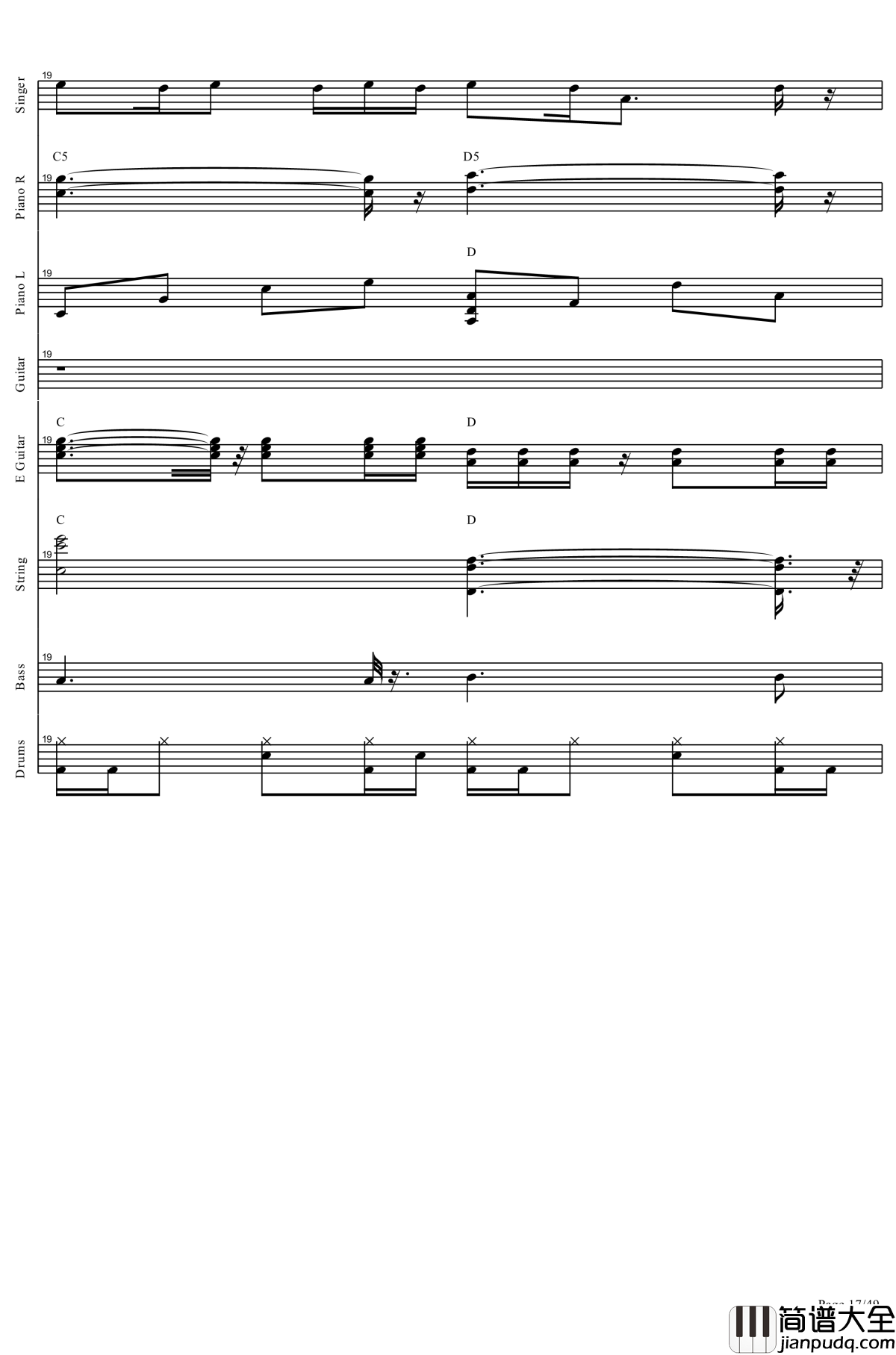 起风了钢琴谱_全网唯一总谱钢琴谱_肥皂菌