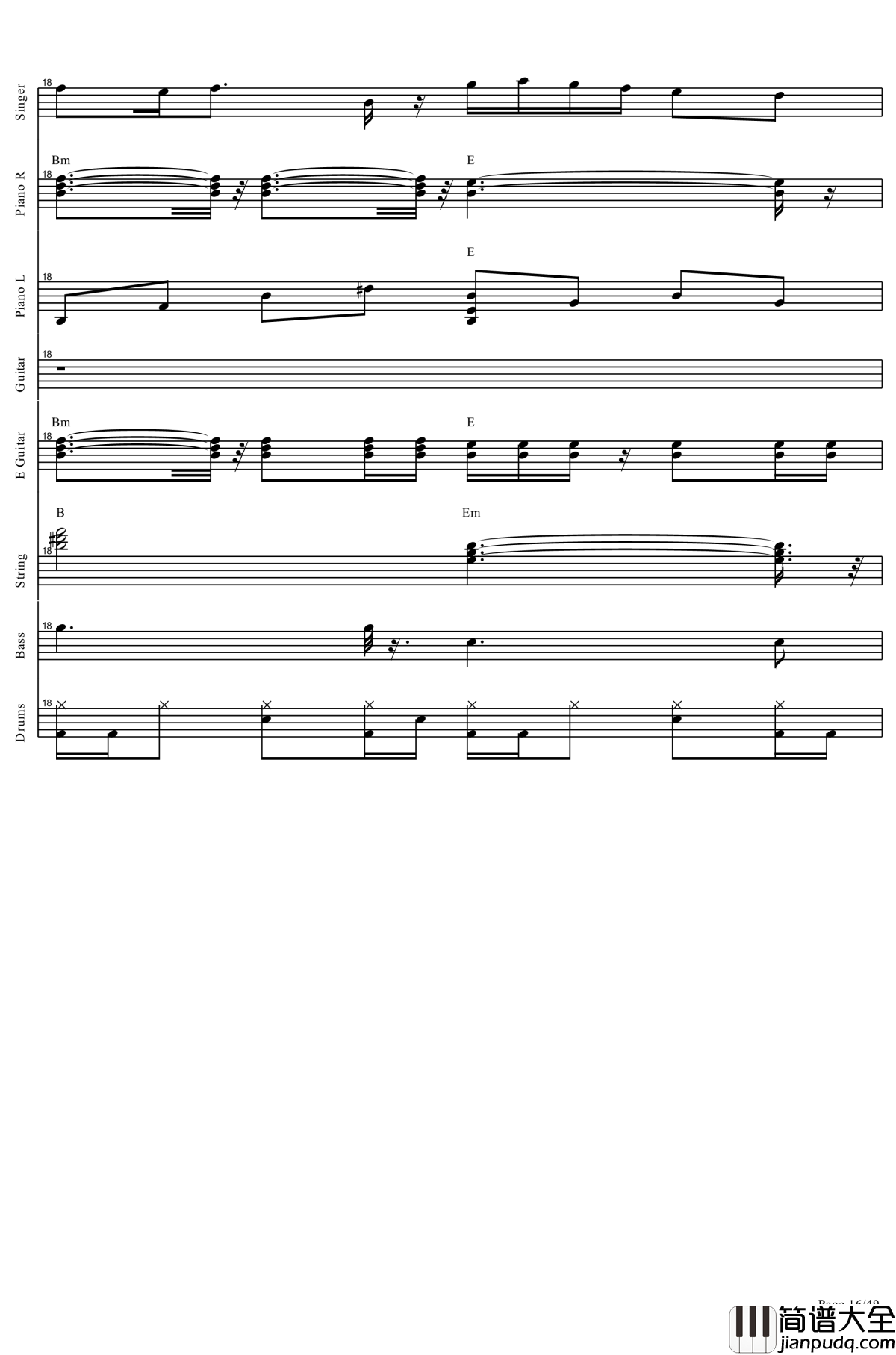 起风了钢琴谱_全网唯一总谱钢琴谱_肥皂菌