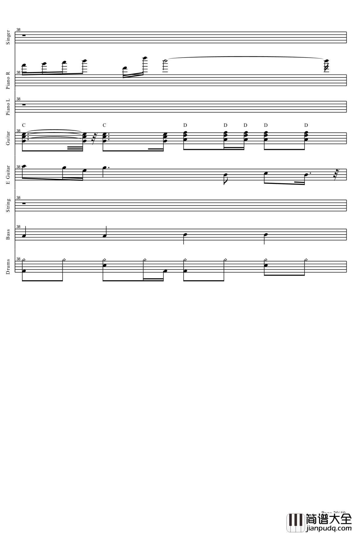 起风了钢琴谱_全网唯一总谱钢琴谱_肥皂菌