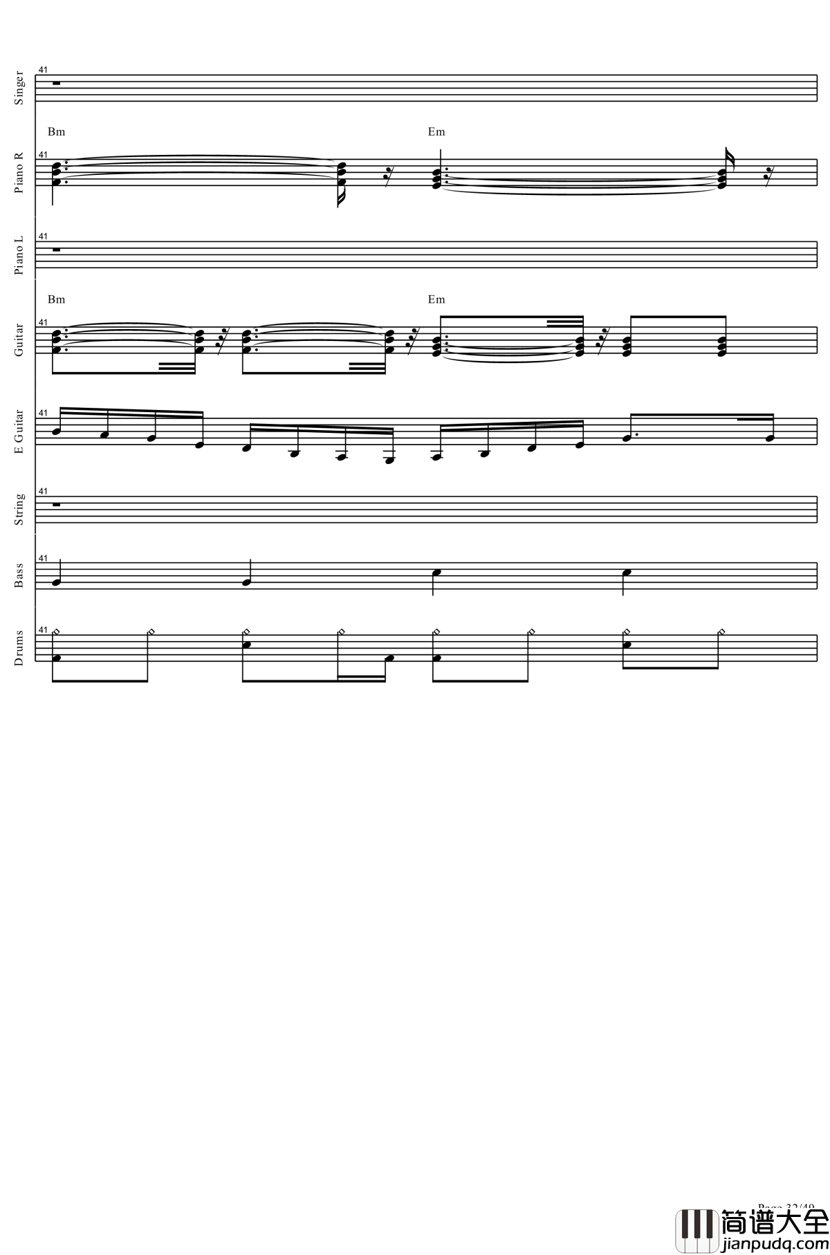 起风了钢琴谱_全网唯一总谱钢琴谱_肥皂菌