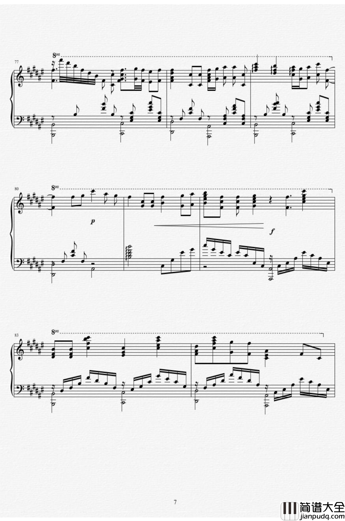 命运石之门0钢琴谱_Steins_Gate_0_星の奏でる歌_Duet_Ver._MANYO