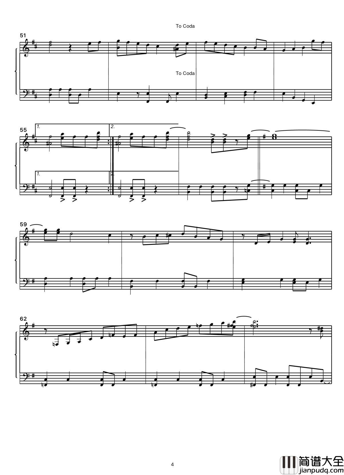 七大罪钢琴谱_主题曲_七大罪