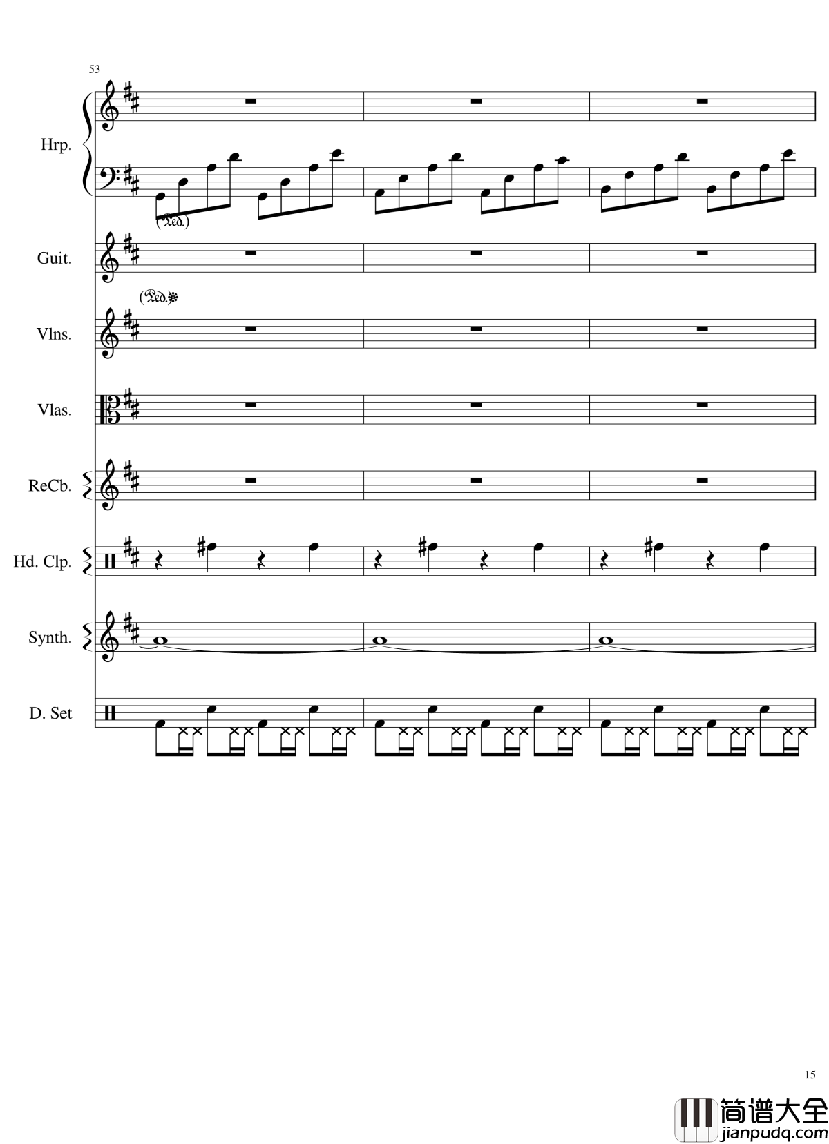 Take_me_hand钢琴谱_总谱_DAISHI_DANCE