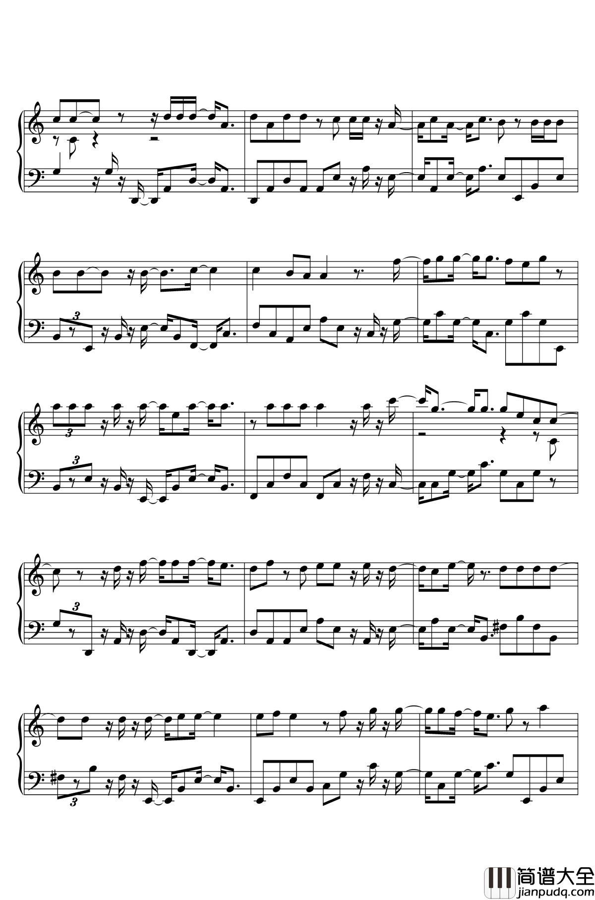 沙漠骆驼钢琴谱_展展与罗罗